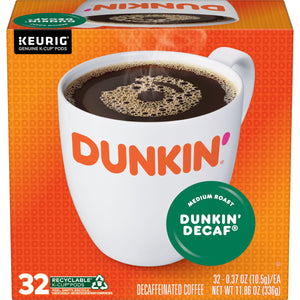 Dunkin' Decaf Original Blend, 32 Keurig K-Cup Pods