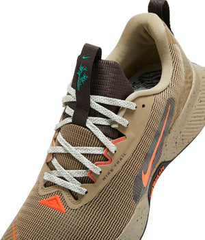 Nike Men's Competition Running Shoes Trail, Khaki Hyper Crimson Velvet Brown, 7