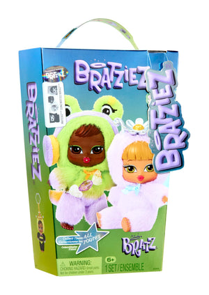 Bratz Bratziez Iconz Bestiez Plush Blind Box with Charm Clip and Accessory, Collectible Characters