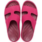 Crocs Women's Getaway Platform H-Strap Sandals, Wedge Sandals for Women, Dragon Fruit, 8