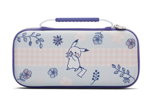 Power A Nintendo Switch or Nintendo Switch Lite Slim Case - Charcoal, Pikachu Garden, Protection Case