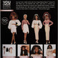 Barbie Basics You Create Neutral Kit 002 with Customizable Fashion Doll & Universal-fit Clothing, Posable Body & Swappable Doll Head