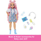 Barbie Dream Besties Doll and Accessories, Daisy Jean Posable Fashion Doll with Removable Fashions & Wavy Pink Hair, 9 DJ & Music Themed Pieces