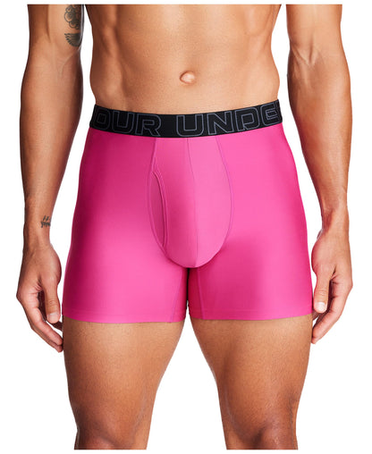 Under Armour Men's Tech 1-Pack Boxer Brief, 6" Inseam, All-Day Comfort & Ultra-Soft