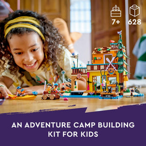 LEGO Friends Adventure Camp Water Sports Outdoor Toy Building Set, Pretend Play Gift Idea for Girls and Boys Ages 7 Years and Up, Camping Toy with 3 Mini Doll Characters and a Bear Figure, 42626