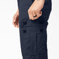 Dickies mens Regular Straight Stretch Twill Cargo Big-tall Work Utility Pants, Dark Navy, 50W x 30L US