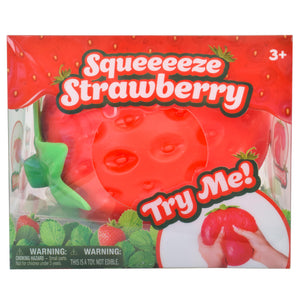 Sunny Days Entertainment Strawberry Squishy - Jumbo Stress Ball - Ages 3+