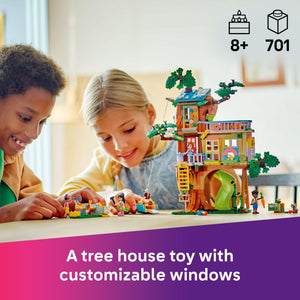 LEGO Friends Friendship Tree House Hangout - Building Toy Playset for Kids, Girls and Boys, Ages 8+ - Pretend Play Gift Idea for Birthdays - with 4 Minidolls and 2 Animal Figures - 42652