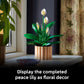 LEGO Botanicals Peace Lily Flower Building Set for Adults - Gifts for Birthdays - DIY Bedroom, Book Shelf & Office Decor for Women & Men, Ages 18+ - Artificial Flowers Crafting Kit - 11504