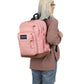 JanSport Cool Backpack, with 15-inch Laptop Sleeve - Large Computer Bag Rucksack with 2 Compartments, Ergonomic Straps, Misty Rose