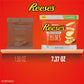 REESE'S THiNS White Creme Peanut Butter Cups, Candy Share Pack, 7.37 oz