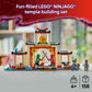 LEGO NINJAGO Ninja Spinjitzu Temple Building Toy Playset - Pretend Play Preschool Ninja Toy for Kids, Boys and Girls, Ages 4+ - with 4 Minifigures - Gift Idea for Birthdays - 71831