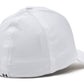 Under Armour Men's Iso-Chill ArmourVent Stretch Fit Hat, (102) White / / Black, Large/X-Large
