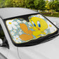 BDK New Tweety Bird Front Windshield Auto Shade, Accordion Folding Auto Sunshade for Car Truck SUV-Blocks UV Rays Sun Visor Protector, Keeps Your Vehicle Cool-58 x 27 Inch
