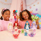 Rainbow High Littles Rainbow Fantasy Fairies + Pet – Emerald Green 5.5" Posable Small Doll & Fantasy Dragon Pet with Interchangeable Fairy Wings, Kids Gift 4+