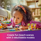 LEGO Friends Creative Beach and Travel Suitcase Toy Building Set - Portable Pretend Play Set for Kids, Girls and Boys, Ages 5+ - Preschool Toy with 2 Minidolls - 42672