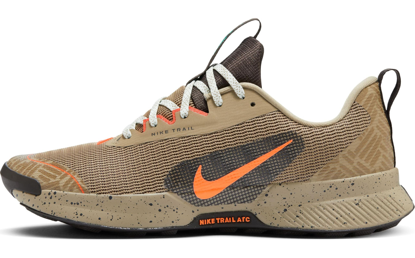Nike Men's Competition Running Shoes Trail, Khaki Hyper Crimson Velvet Brown, 7