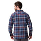 Columbia Mens Cornell Woods Flannel Long Sleeve Shirt, Collegiate Navy Backland Tartan, Large
