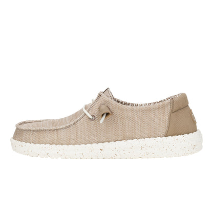 HEYDUDE Wendy Stretch Sox Walnut Size 7, Women’s Shoes, Women’s Slip-on Loafers, Comfortable & Light-Weight