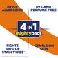 All Mighty Pacs Laundry Detergent, Free Clear Pouch, 16 Count (10072613739827)