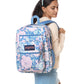 JanSport Laptop Backpack - Computer Bag with 2 Compartments, Ergonomic Shoulder Straps, 15” Laptop Sleeve, Haul Handle - Faded Tapestry Elemental Blue