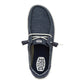 HEYDUDE Wendy Stretch Sox Navy Size 9, Women’s Shoes, Women’s Slip-on Loafers, Comfortable & Light-Weight