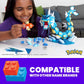 MEGA Pokemon Action Figure Building Set for Kids, Magikarp Development Set with 411 Pieces, Building Adjustable Gyarados, 20 Inch High, HNT95