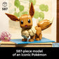 LEGO Pokémon Eevee - Collectible Building Set for Adults, Ages 18+ - Posable Pokémon Figure for Display - Desk, Bookshelf or Home Office Decor - Gift for Men & Women - 72151