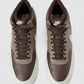 Nike Men's Court Vision Mid Next Nature Shoes, Baroque Brown/Light Bone-Mink Brown, 12