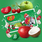 Needzo Christmas Mix 2025 Individual Packets of Jelly Beans, Very Cherry, Green Apple, and Coconut Flavored Candies, Stocking Stuffers, Pack of 6