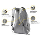 High Sierra Loop Backpack, Travel, or Work Bookbag with tablet sleeve, One Size, Black