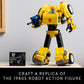 LEGO Icons Transformers Bumblebee Fig, Set 10338, Converts to Vehicle