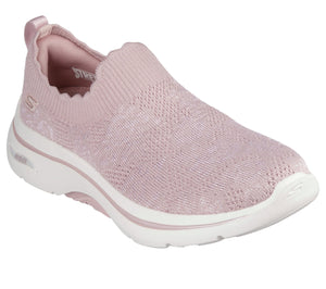 Skechers Women's Go Walk Arch Fit 2.0 Rosa Linda Sneaker, Mauve, 9.5