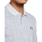 Under Armour Men's Matchplay Printed Golf Polo White/Blue Smoke/Midnight Navy XX-Large