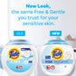 Tide PODS Free & Gentle Laundry Detergent Soap Pacs, 81 Count, Tide PODS Laundry Detergent