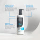 DOVE MEN + CARE Advanced Care Face + Body Cleanser Dry Repair 3 Count for Dry Skin Cleanser with Smooth Shea Butter 16.9 oz