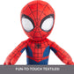 Mattel Marvel Plush Talkers Soft Toy, 11.75-Inch Spider-Man Figure with 10 Sounds & Phrases