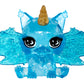 Rainbow High Littles Rainbow Fantasy Fairies + Pet – Sapphire, Blue 5.5" Posable Small Doll & Fantasy Dog Pet with Interchangeable Fairy Wings, Kids Gift 4+