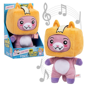 LankyBox Foxy Singing Plush, Collectible Plush, Officially Licensed LankyBox Merch