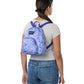 JanSport Half Pint Mini Backpack, 10.2 L - Durable Mini Bag Purse with Adjustable Shoulder Straps, Single Main Compartment, Zippered Stash Pocket, Lines & Vines