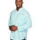 Columbia Mens PFG Tamiami Long Sleeve Fishing Shirt, Gulf Stream, Small
