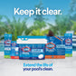 Clorox® Pool&Spa™ Shock Plus, for Crystal Clear Swimming Pool Water, Swim-ready in 15 minutes, Suitable for vinyl pools 12 Count (Pack of 1)