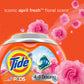 Tide PODS with Downy, Liquid Laundry Detergent Pacs, April Fresh, 23 count