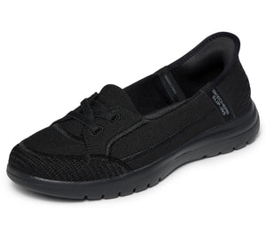 Skechers Women'sSlip-ins: On-The-GO Flex - Top Notch, Black/Black, 10