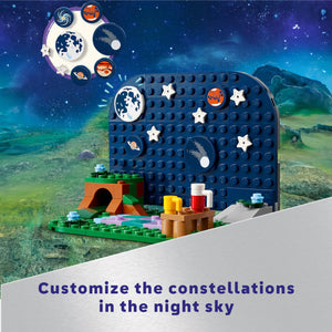 LEGO Friends Stargazing Camping Vehicle Adventure Toy, Includes 2 Mini-Dolls, Camping Trailer, Telescope Toy, and a Dog Figure, Science Gift Idea for Girls, Boys and Kids Ages 7 and Up, 42603
