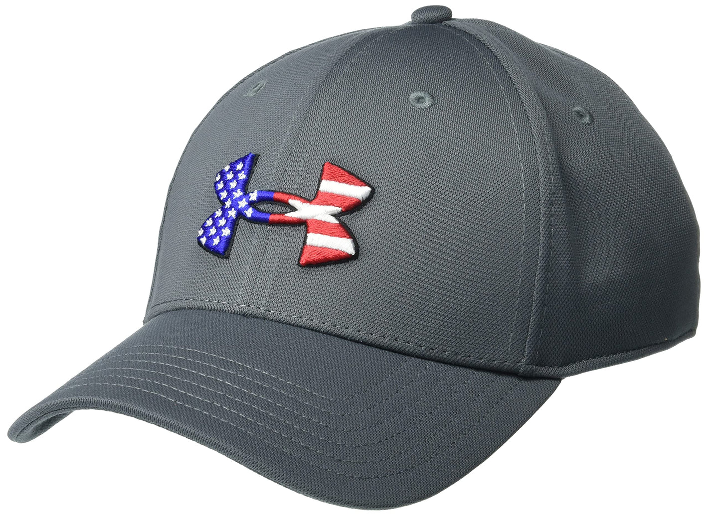 Under Armour Men's Freedom Blitzing Hat , Pitch Gray (012)/Black , Medium/Large