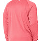 Columbia Men’s PFG Terminal Tackle Heather Long Sleeve Shirt, Sun Protection, Red Spark Heather/White Logo,Medium