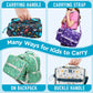 Bentgo Kids Lunch Bag - Durable, Double-Insulated Lunch Bag for Kids 3+; Holds Lunch Box, Water Bottle, & Snacks; Easy-Clean Water-Resistant Fabric & Multiple Zippered Pockets (Dinosaur)