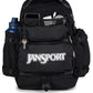 JanSport Seattle Pack – Durable Backpack with Main Compartment, Dual Water Bottle Pockets, Lined Laptop Sleeve, Black
