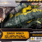 Mattel Jurassic World Wild Roar Stomatosuchus Dinosaur Action Figure Toy, Sounds & Attack & Lights, Scan Code for Digital Play